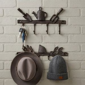 Classic Cast Iron Wall <b>Hooks</b> Elegant Design With Great Quality Perfect For Hanging Coats Hats And Keys Home Office Use - Product Image 2