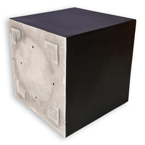 <b>Square</b> Resin Planter Minimalist Design Indoor Flower Green Plant <b>Pot</b> Black Finish - Product Image 3