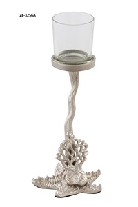 Support de bougie en métal doré de qualité supérieure, fournisseur direct d'usine pour les hôtels de luxe, les villas, les resorts et les restaurants, décoration d'intérieur - Product Image 2