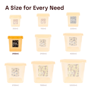 Clip Lock Airtight Leakproof BPA Free Food Grade PP Plastic Square Food Storage Container-1900ml | <b>Kitchen</b> <b>Pantry</b> Organizer - Product Image 3