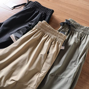 Pantalones Cortos Casuales de Verano para Hombre JLM, Tecnología Cool Tech, 100% Algodón, Impermeables, de Secado Rápido, Transpirables, Cintura Media, Cierre Elástico - Product Image 6