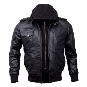 Chaquetas de invierno de alta calidad para hombre, recién llegadas, de alta gama, ropa informal de talla grande, impermeables, estilo urbano, de cuero. - Product Image 1