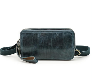 Top Grain Cowhide Leather <b>Clutch</b> Wristlet Wallet <b>Man</b> Woman Vintage Design Multi Pockets Slots Customized Color Anti-Shrink - Product Image 2