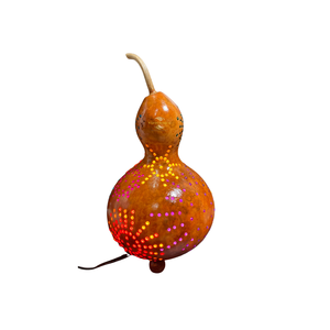 Lámparas de Calabaza Hechas a Mano de Alta Calidad, Lámpara Artística de Calabaza Seca Natural para Decoración de Interiores del Hogar - Product Image 6