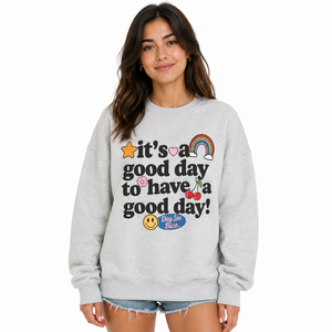 Grey Women's Crewneck Sweatshirt 100% Cotton Fleece Custom Graphic Print Multicolor High Street Hoodies Custom Logo Manufacturer - Product Image 1