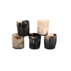 Vaso de chupito de cuerno de buey/búfalo para cerveza y whisky, color natural, hecho a mano, artesanía de la mejor calidad, taza de cuerno. - Product Image 3