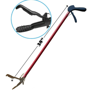 Heavy-Duty Snake Tongs Collapsible Snake Catcher Stick with Wide Jaw Reptile Handling <b>Tool</b> Pest Control Snake Tong Hook <b>Grabber</b> - Product Image 2