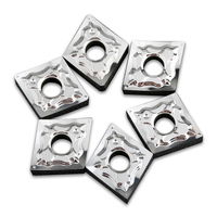 Plaquette en carbure indexable CNMG120404 MA CNMG120408 HQ CNMG120412 HA CVD pour tournage CNC, acier inoxydable haute dureté
