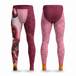 Leggings de compression ajustés pour hommes, imprimés sur mesure, respirants et confortables pour la course et le fitness - Product Image 6