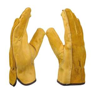 Guantes de Trabajo Personalizados de Piel de Vacuno Dividida, Nuevo Estilo, Resistentes al Aceite, Anti-químicos, Antideslizantes, Duraderos, Antiestáticos, Sin Silicona - Product Image 2