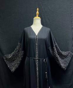 Nouvelle Collection 2026 : Kaftan Abaya Turc Fait Main, Longueur Ras du Sol, Manches Longues, Tissu Doux et Respirant, Coupe Classique, Idéal pour Soirées Décontractées - Product Image 5