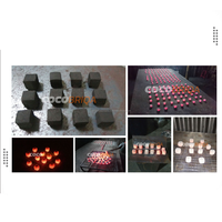 Charbon de chicha en briquettes de noix de coco 100% naturel noir de qualité supérieure, sans fumée, vente en gros, Indobriqa BRQ05