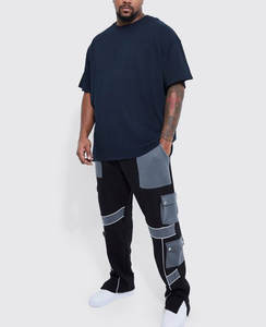 QUICKSHOW alto elástico Joggering pantalones de chándal de secado rápido de gran tamaño drapeado tela Jogger pantalones hombres joggers pantalones de chándal hombre pantalón - Product Image 2