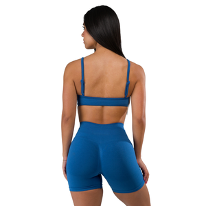 Sujetador Deportivo Sin Costuras Palace Blue para Mujer, con Soporte Elástico, para Yoga, Gimnasio, Fitness, Ejercicio, Ropa Deportiva, Top Corto - Product Image 4