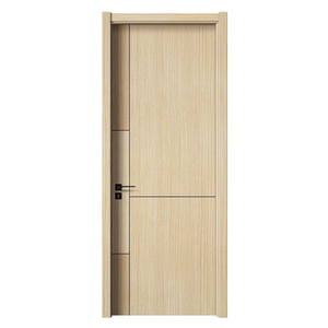 Puerta Interior de Polímero de Diseño Minimalista Contemporáneo, Diseño Liso y Estable, Personalizable, Resistente al Agua, Puerta de Entrada de Estilo Push-Pull para Baño - Product Image 1