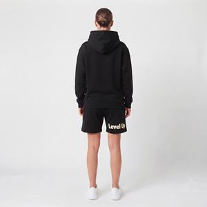 Ensemble sweat à capuche et short pour femme, ensemble jogging hiver, vêtements de sport deux pièces en molleton de coton - Product Image 2