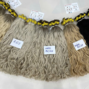 Meilleures ventes : Extensions de cheveux humains bruts vietnamiens, ondulés naturels, en vrac, source propre, expédition rapide - Product Image 4