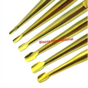 Elevador manual de luxación BISONS WingLux con punta de titanio extraíble y recubrimiento de color, herramienta dental - Product Image 4