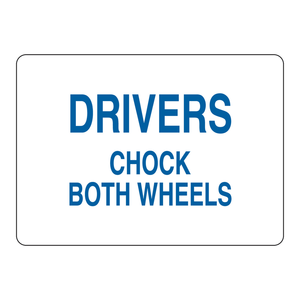 Panneau de signalisation de sécurité pliable Brady : Avertissement pour conducteurs, blocage des deux roues, pour zones industrielles et de véhicules - Product Image 3