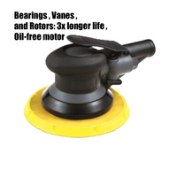 Lijadoras orbitales aleatorias, lijadoras de aire de 12.000 RPM y 5mm, lijadora de herramientas de aire al vacío autogenerada para coche, lijadora para coche de OBS-868-S6