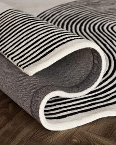 Tapis en laine tufté à la main de luxe personnalisé, design labyrinthe contemporain, tapis moderne pour l'intérieur de la maison et du bureau - Product Image 2