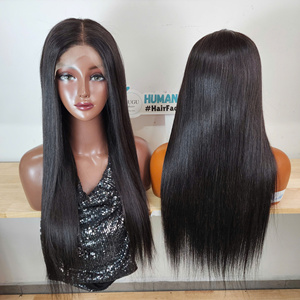 Virgin Vietnamese Hair HD Transparent Lace Front <b>Wigs</b> Double Drawn Glueless High Quality Long Human Hair for <b>Black</b> Women - Product Image 3