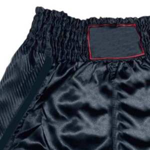 Pantalones Cortos de Artes Marciales Negros de Satén para Mujer, Corte Holgado, Elásticos, para MMA, Boxeo, Gimnasio, Talla Adulto 2026 - Product Image 5