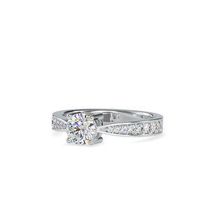 Cadeau Spécial pour Elle - Bague en Moissanite Double Rangée avec Accent VVS1, Testée au Diamant, Idéale pour les Soirées - Product Image 2