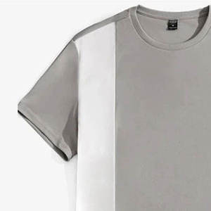 ชุดเสื้อยืดและกางเกงขาสั้นผ้าแคนวาสระบายอากาศสำหรับผู้ชาย พร้อมโลโก้ด้านหน้า เหมาะสำหรับวิ่งและสวมใส่ลำลอง - Product Image 6