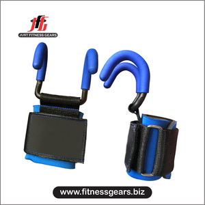 Ganchos de Levantamiento de Pesas JUST FITNESS Resistentes, Antideslizantes y Transpirables (Material Spandex/Poliéster), Colores y Tamaños Personalizables para Gimnasio - Product Image 1