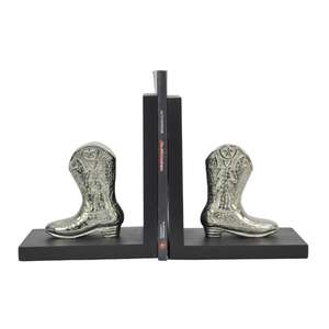 Articles cadeaux : Serre-livres sculptés en forme de botte, organisateur de magazines, journaux et livres, serre-livres en métal robuste, dernière nouveauté, décoration intérieure - Product Image 1