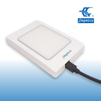 Lector de Escritorio RFID HF, Compatible con Múltiples Formatos de Tarjeta, Salida a Través de Software, Protocolo ISO 14443A, Material de PC, Compatible con Windows/Mac/Linux/Android