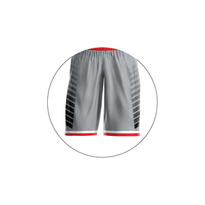 Nouveaux uniformes de basketball d'été sur mesure pour fabricants professionnels, 100 % polyester, courts, respirants, imprimés par transfert thermique - Product Image 3