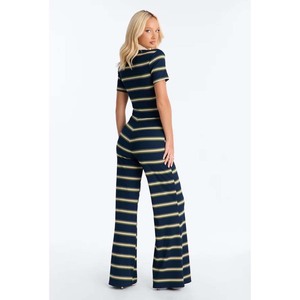 <b>Women's</b> Summer Custom Logo Clothing Fitness Jogger 2 Piece <b>Shorts</b> Set <b>Short</b> Sleeve Flare Pant Tracksuit Summer Workout Outfits - Product Image 3