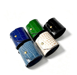 [Customised Logo] Castello Croco embossed leather Slim Long <b>Wallet</b> Magnetic Money Clip Luxury <b>Wallet</b> <b>for</b> <b>Men</b> Custom Logo - Product Image 1