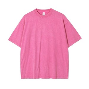 T-shirt Homme Noir Slim Fit à Manches Courtes Col Rond 100% Coton Lavé Tricoté Respirant Style Urbain Couleur Unie Design Basique - Product Image 6