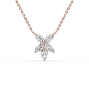 Exclusivo Colgante de Diamante Cultivado en Laboratorio de Corte Brillante Redondo de 1.5 Quilates, Certificado por IGI, de Lujo, Chapado en Oro sobre Plata 925 para Mujer - Product Image 2