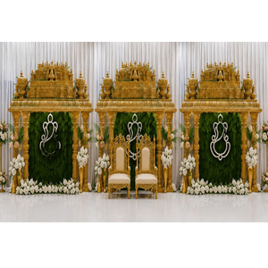 Escenario Tradicional para Bodas del Sur de la India, Manavarai, Fabricante y Proveedor Mayorista de Escenarios para Recepciones de Bodas Tamilas - Product Image 1