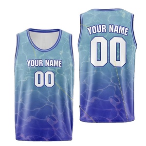 Débardeurs de basket-ball imprimés en 3D par sublimation, personnalisés pour hommes, à manches courtes, respirants, antibactériens, confortables, gilets de sport - Product Image 3