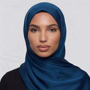 Pañuelos étnicos musulmanes de fábrica, hiyab instantáneo extragrande de jersey para mujer, diseño de algodón, pañuelo elástico suave, transpirable y a la moda. - Product Image 4