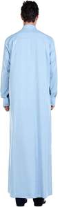 Thobe en coton de style omanais, vêtements musulmans, Jalabiya, Thawb marocain, Dubai, Jubba, Robe, Vêtements traditionnels arabes du Moyen-Orient, Thobe pour hommes - Product Image 4