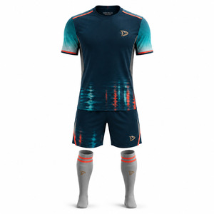Professional Customized Adult Football Kit: Sublimated Teamwear Soccer Jersey & Shorts with Quick-Dry Technology - Product Image 6