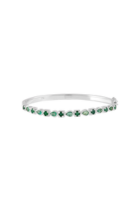 Brazalete de Zafiro Azul en Plata de Ley 92.5 KLSB-20441 - Product Image 4