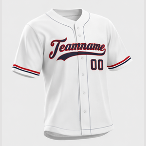 Maillot de baseball personnalisé avec logo par sublimation, 100 % polyester, maillot de softball vierge, t-shirts de baseball entièrement boutonnés - Product Image 5