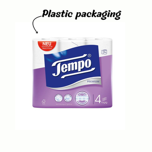 Emballage plastique durable à fond carré OEM ODM pour papier toilette, literie, ustensiles de cuisine, produits ménagers, matériau PE, gravure - Product Image 1