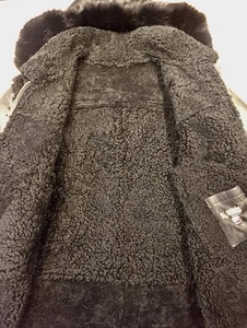 Genuine Leather <b>Shearling</b> <b>Jacket</b> <b>Men's</b> Premium Sheepskin Fur Winter Aviator Coat Warm Luxury Fashion Outerwear Fit - Product Image 4