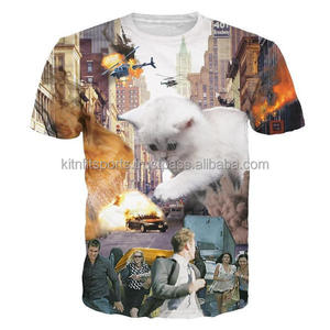 เสื้อยืดพิมพ์ลายแมวแบบซับลิเมชั่น 3 มิติ - Product Image 6