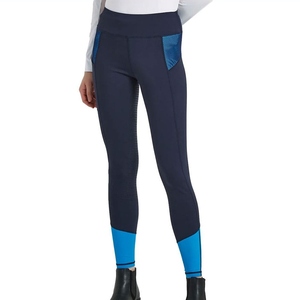 Leggings d'équitation de dernière génération avec patchs aux genoux, vêtements de sport personnalisés, vente en gros - Product Image 2