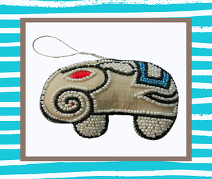 Bordado hecho a mano con cuentas personalizadas Árbol especial Adornos navideños Decoraciones Regalos artesanales únicos Artículos festivos - Product Image 4