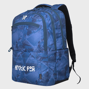 Sac à dos minimaliste Arctic Fox Rust pour ordinateur portable, léger, en nylon et polyester, avec fermeture éclair, pour le bureau, les voyages et les activités de plein air - Denim foncé - Product Image 2